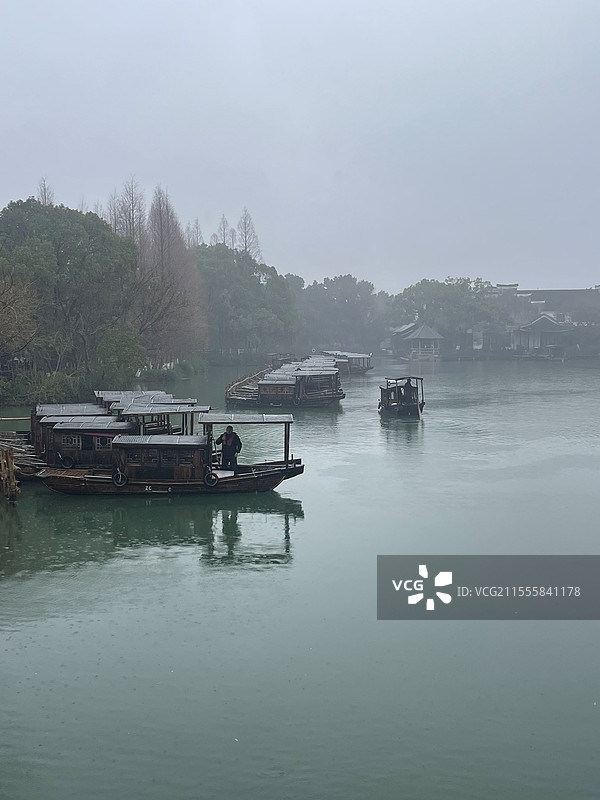 江南烟雨图片素材