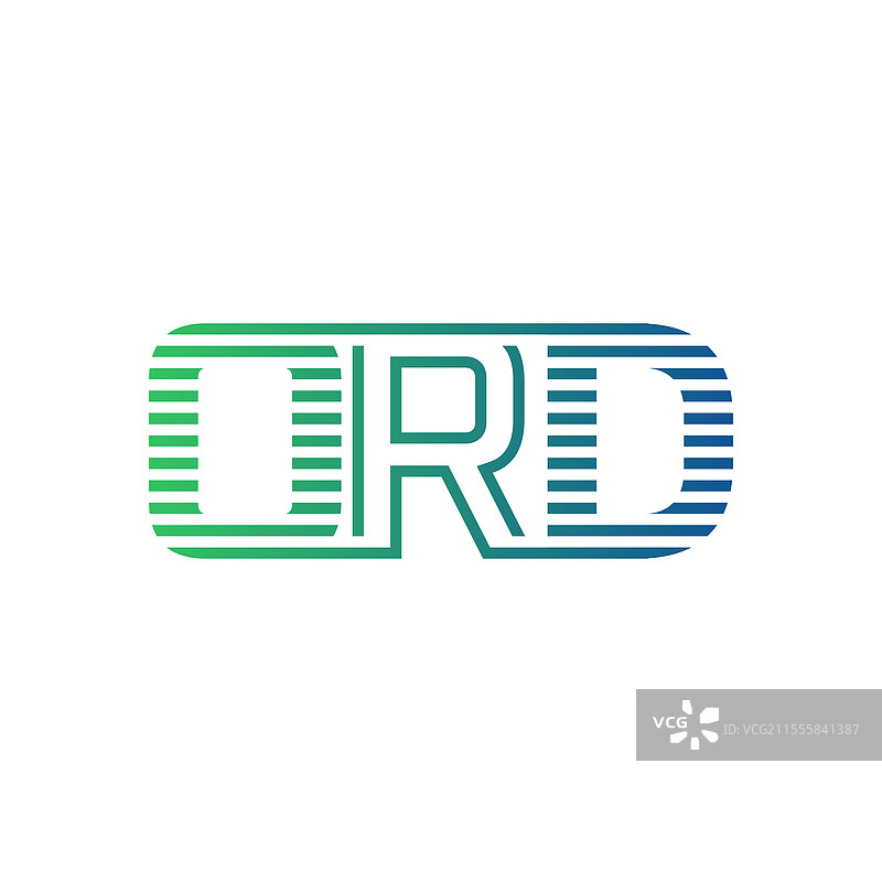 现代ORD字母标志设计，极简风格图片素材