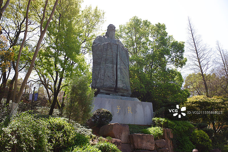 衢州 孔子石像图片素材