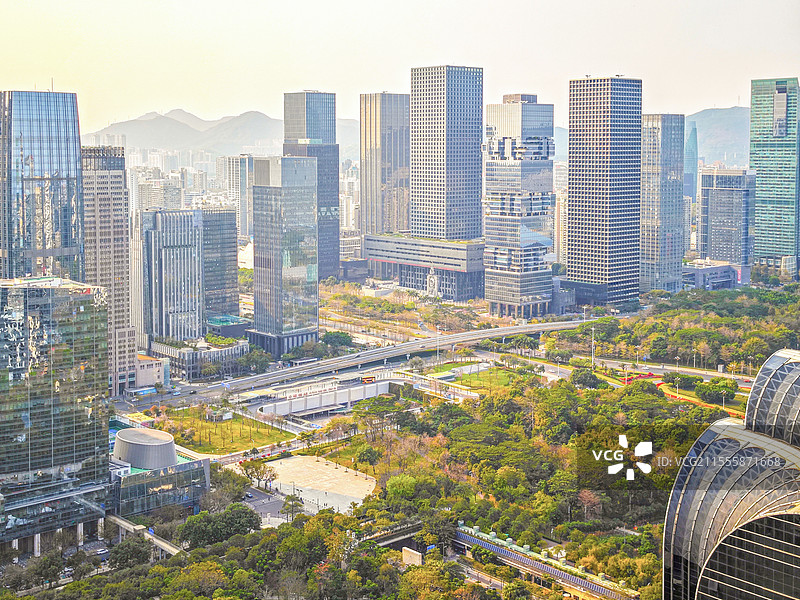 群楼的黄昏/Dusk of the Buildings图片素材