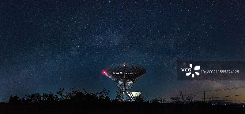 不老屯天文台银河拱桥图片素材