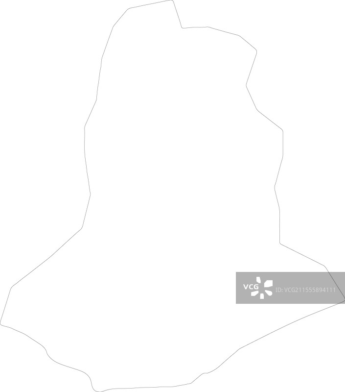 安德罗伊马达加斯加轮廓地图图片素材