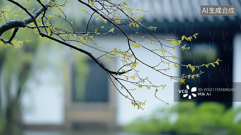 【AI数字艺术】苏州春天植物图片素材