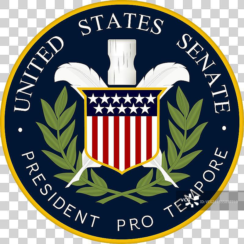 参议院临时主席的印章图片素材