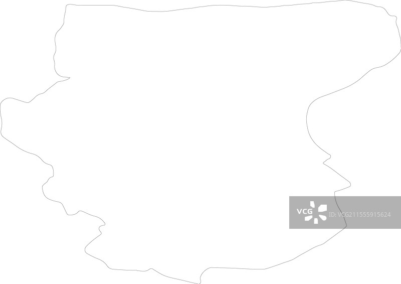 意大利福贾轮廓地图图片素材