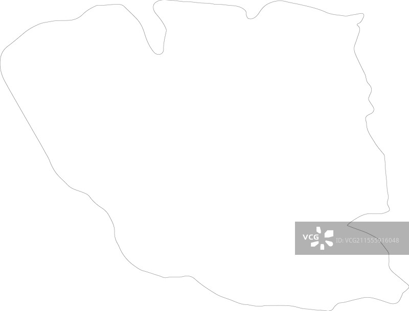 加拉茨罗马尼亚轮廓地图图片素材
