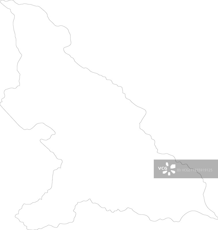 中非共和国豪特-姆博穆轮廓地图图片素材