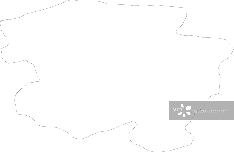 卡斯塔莫努土耳其轮廓地图图片素材
