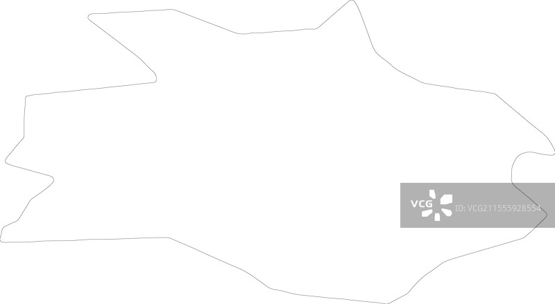 斯洛文尼亚科佩尔轮廓地图图片素材