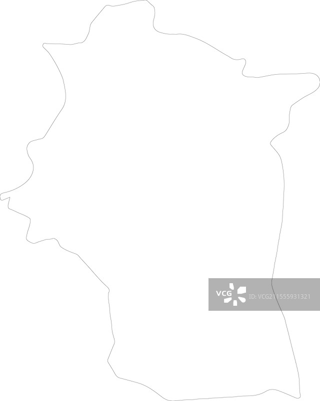 叙利亚拉塔基亚轮廓地图图片素材