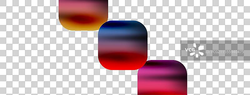 一排色彩缤纷的迪萨罗诺液体溶液图片素材