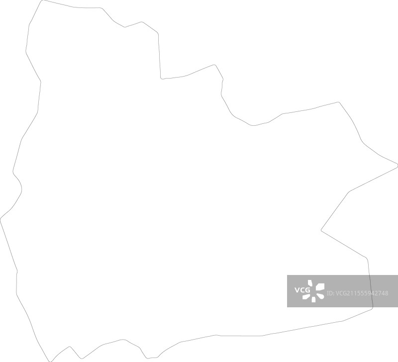 布隆迪穆拉姆维亚轮廓地图图片素材