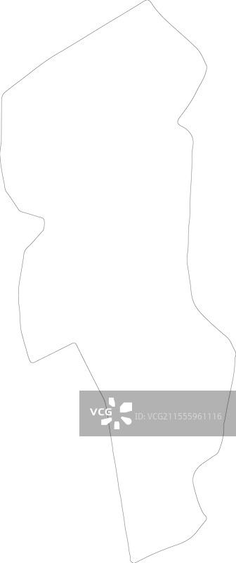 萨尔岛佛得角轮廓地图图片素材