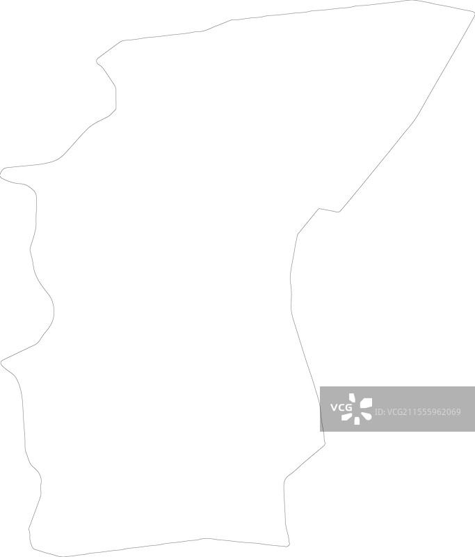 特立尼达和多巴哥的桑格雷格兰德轮廓地图图片素材