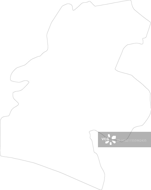 危地马拉圣罗莎轮廓地图图片素材