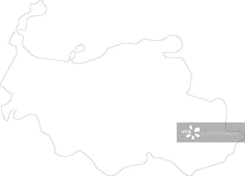 萨萨里意大利轮廓地图图片素材