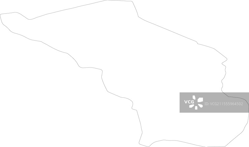 斯洛文尼亚斯洛文斯卡比斯特里察轮廓地图图片素材