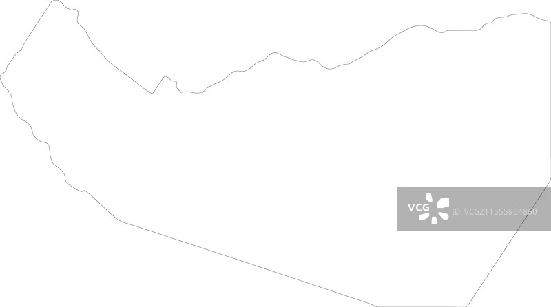 索马里兰轮廓地图图片素材