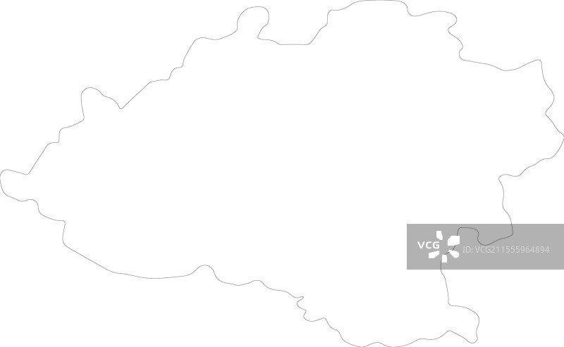 西班牙索里亚轮廓地图图片素材