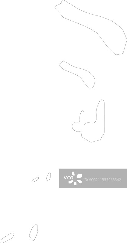 南凯科斯岛和东凯科斯岛，特克斯和凯科斯群岛图片素材