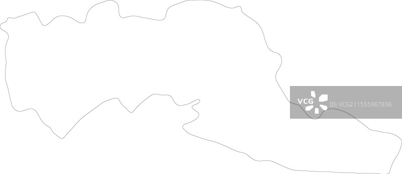 意大利塔兰托轮廓地图图片素材