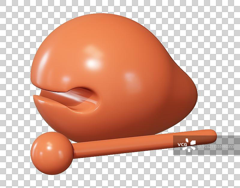 木鱼打坐佛教修行用品3D卡通插画元素图片素材