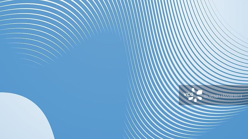 婴儿蓝色的抽象背景，带有曲线条纹图片素材