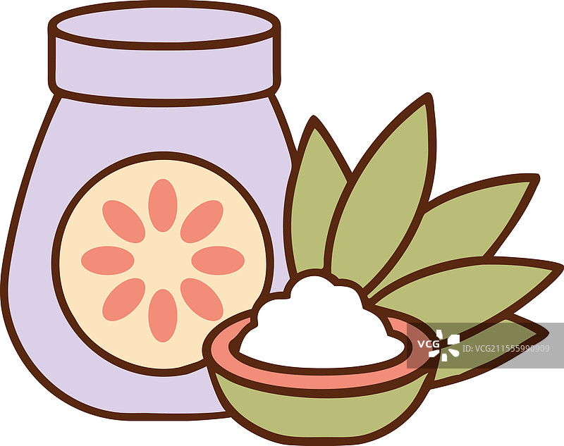 有机护肤椰子油罐图标图片素材