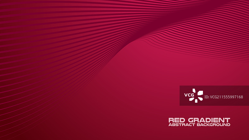 红色渐变曲线线条抽象背景图片素材