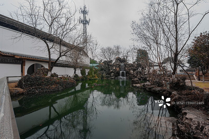 独具水乡风貌的南浔荻港景区（浙江湖州）图片素材