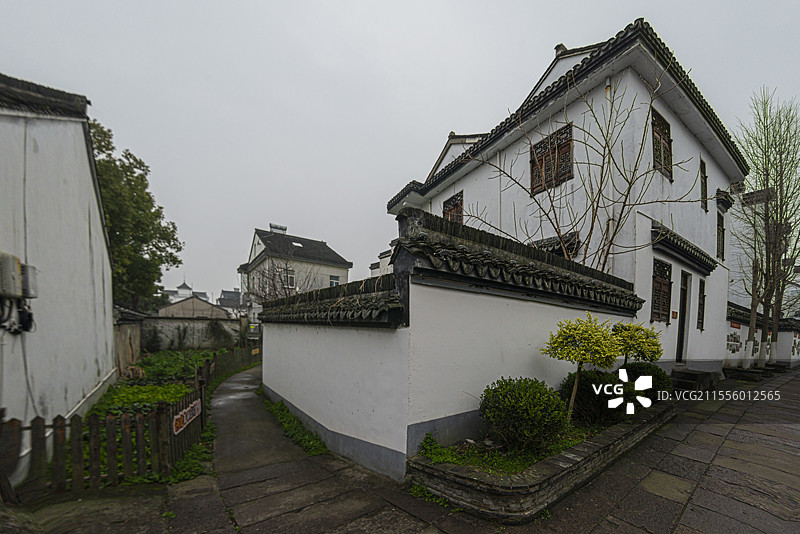 独具水乡风貌的南浔荻港景区（浙江湖州）图片素材