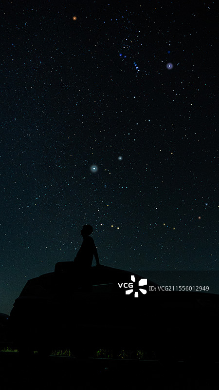 仰望星空图片素材