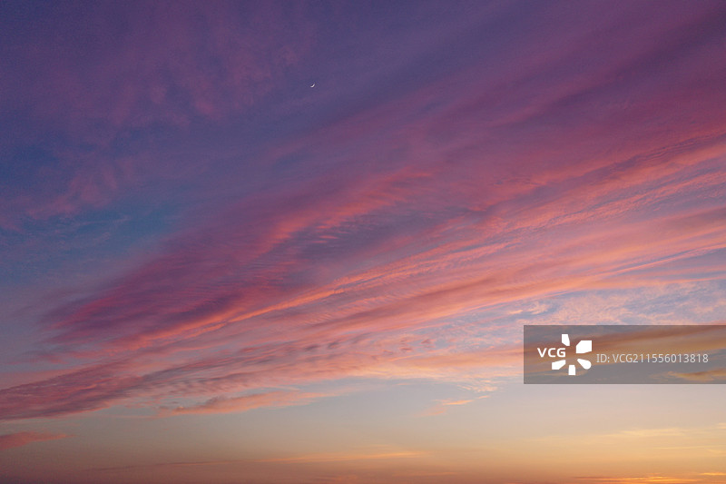 晚霞，云图片素材