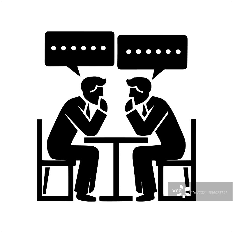 人们讨论艺术图形图片素材