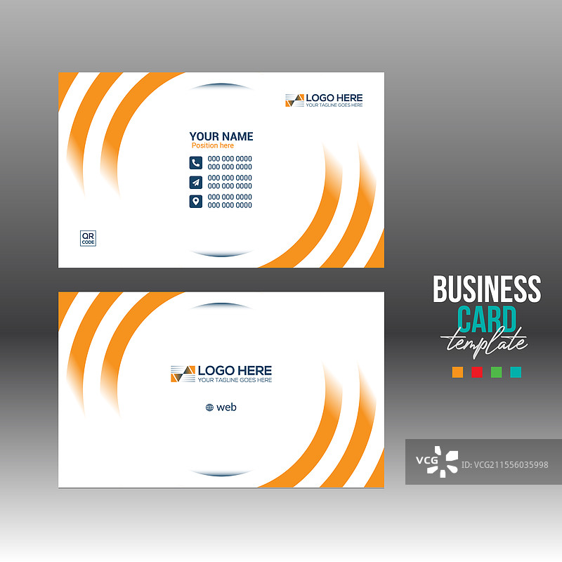 适用于企业和各种用途的名片图片素材