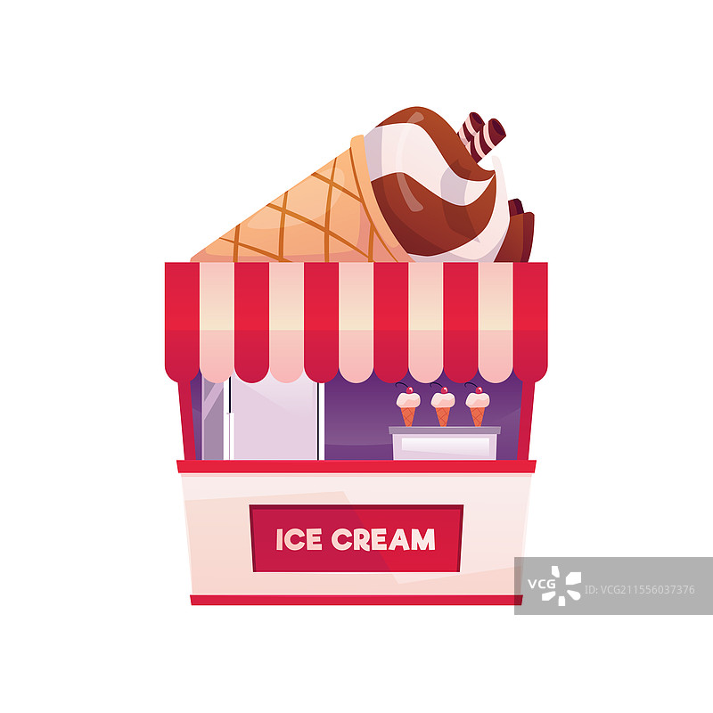 冰淇淋亭图片素材
