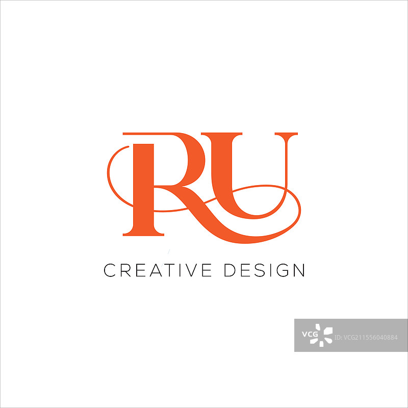 ru 初始标志设计图片素材