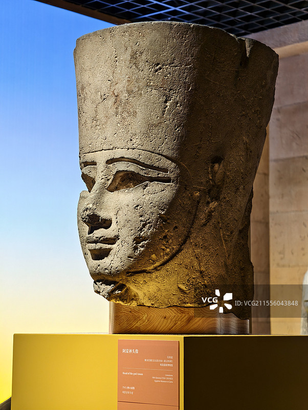 上海古埃及展文物图片素材