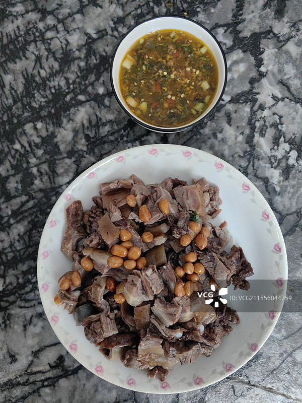 白切狗肉图片素材