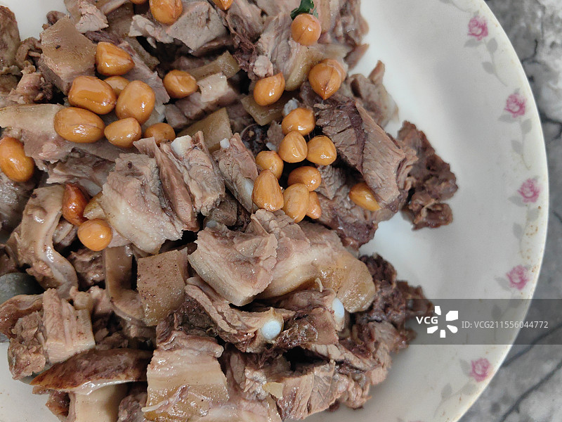 白切狗肉图片素材