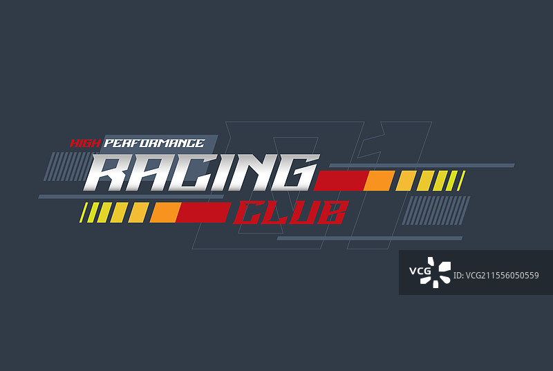 时尚潮流的赛车表演T恤和图片素材