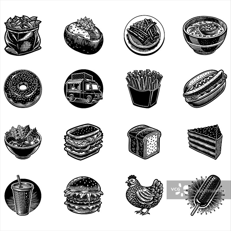 快餐图片素材