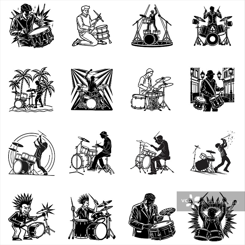 鼓手图片素材