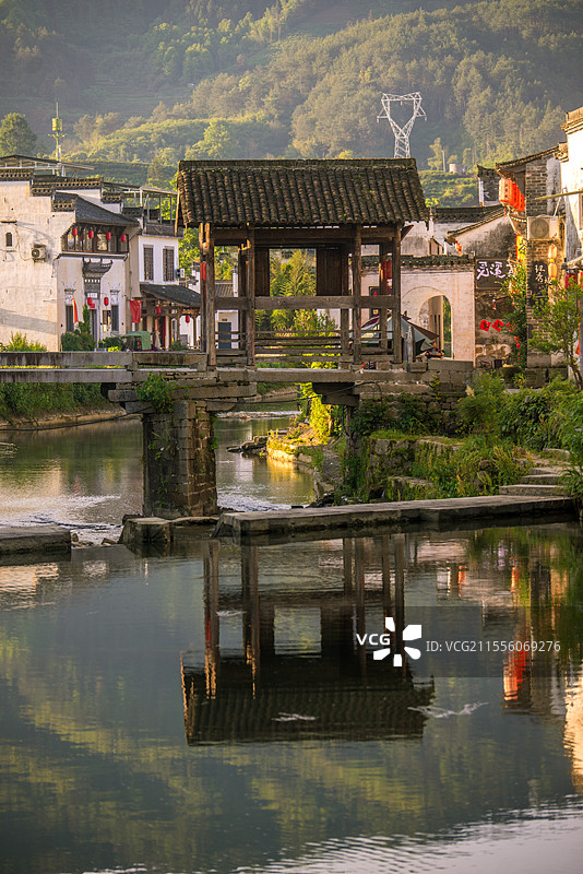 呈坎八卦村图片素材