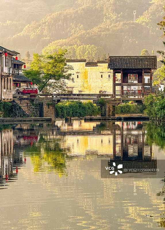 呈坎八卦村图片素材