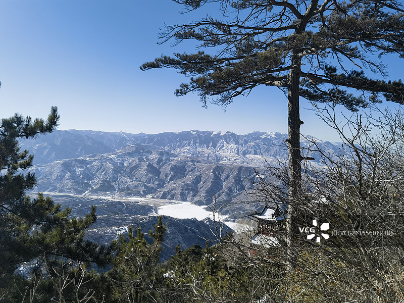 恒山雪景图片素材