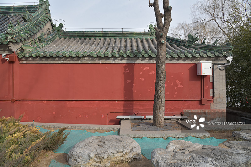 古建筑 红墙图片素材