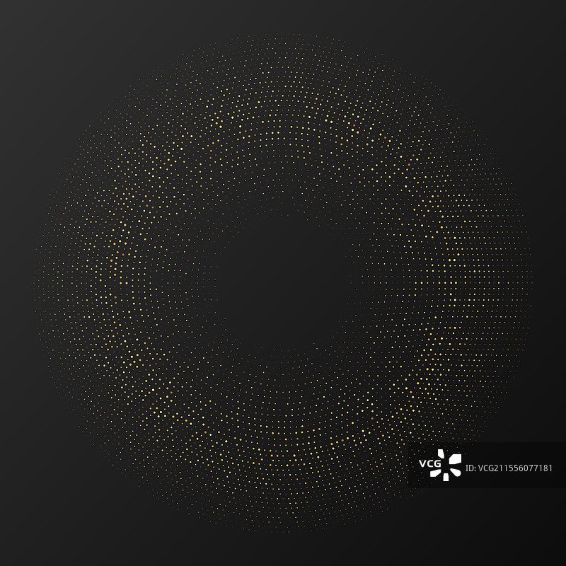 抽象金色发光半色调点状背景图片素材
