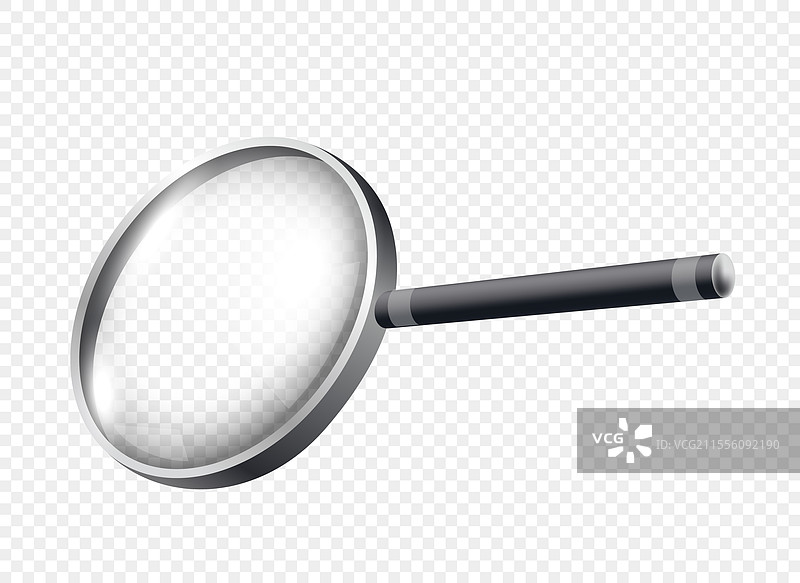 用于调查的放大镜和放大镜图片素材