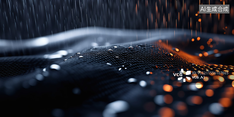 【AI数字艺术】户外防水闪耀黑色背景图片素材